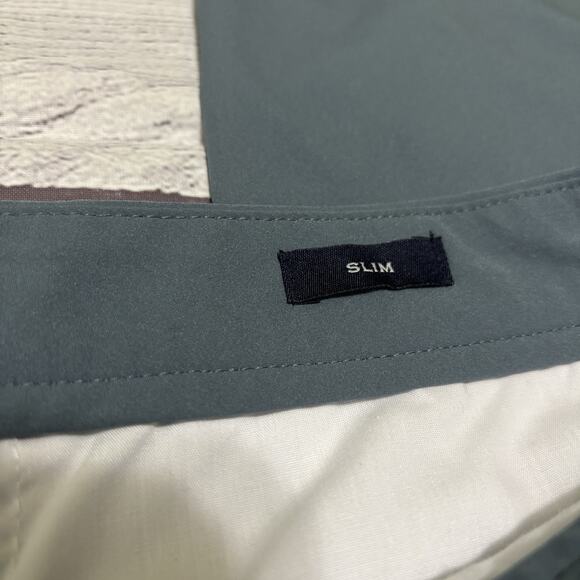 J.Crew Flex Chino Pants Mens Size 36x32 Blue Slim Fit Casual Comfort - Picture 9 of 11